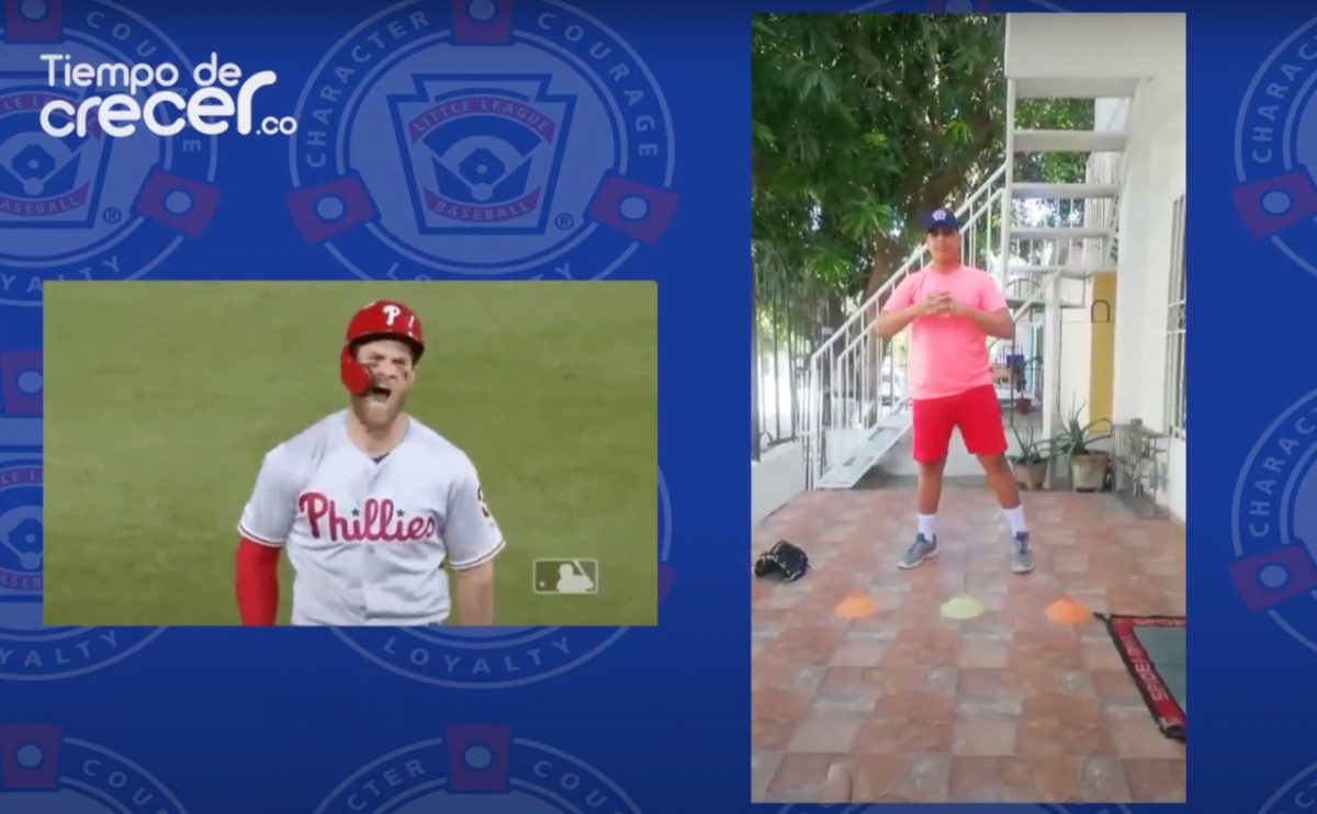 ¡Que no hayan excusas: rutina de béisbol en casa!