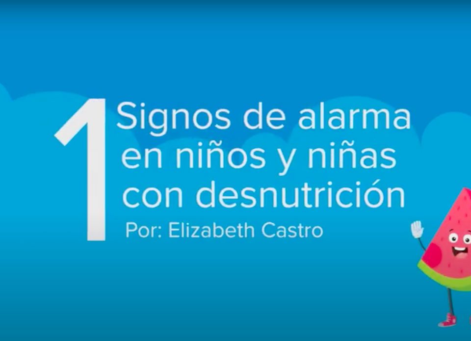 Signos de alarma en niños y niñas con desnutrición